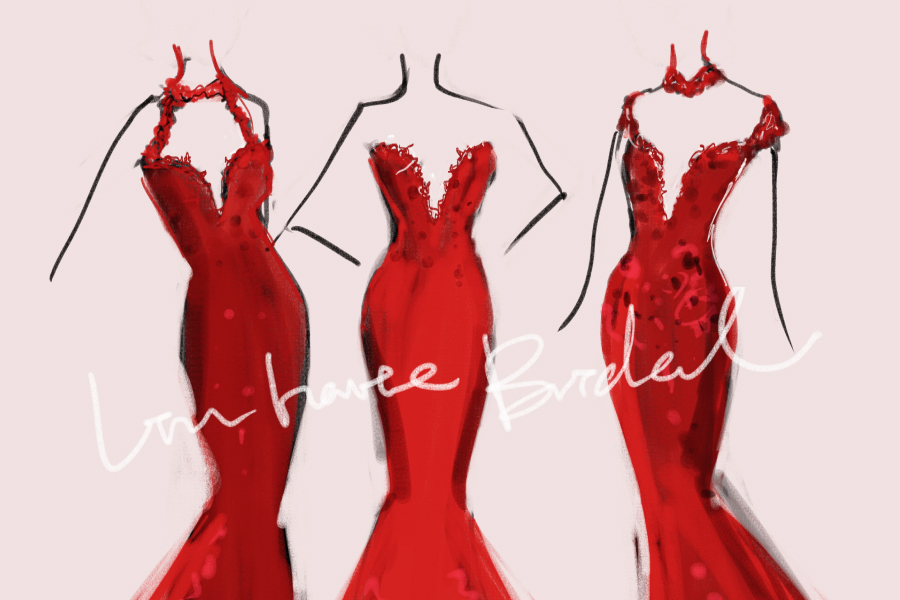 Wedding Dress Illustration