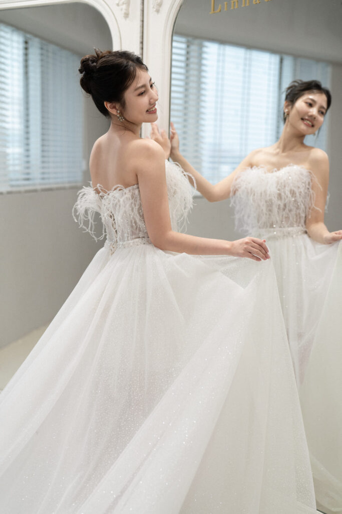 兩穿羽毛短裙款 (6)