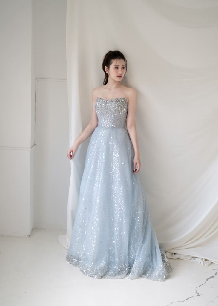 冷空藍·滿版亮片A Line (4)