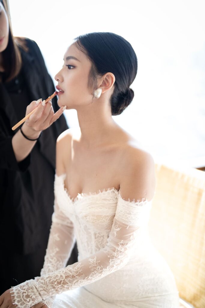 經典蕾絲長袖魚尾 (1)